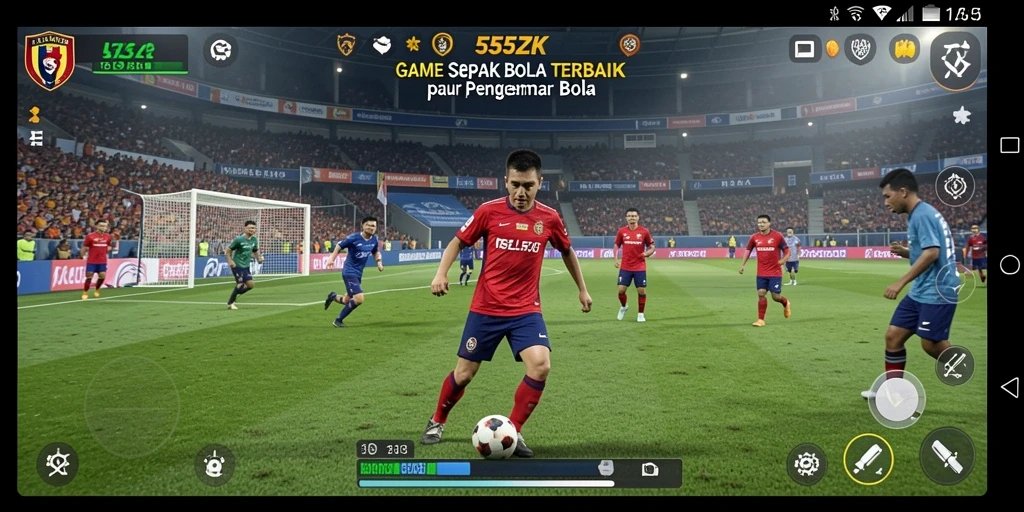 Tampilan menarik dari gameplay 555ZK yang mengesankan.