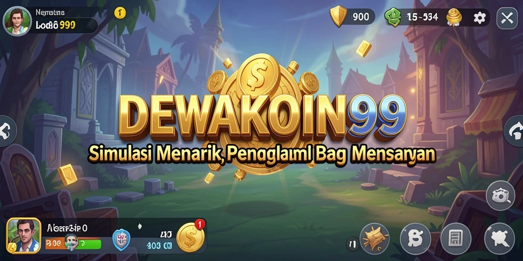 Screenshot DEWAKOIN99 menampilkan gameplay simulasi yang seru dan interaktif.