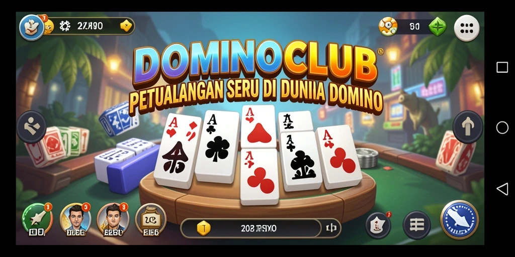 Tampilan gameplay seru di <strong>DOMINOCLUB</strong> yang penuh dengan tantangan petualangan.