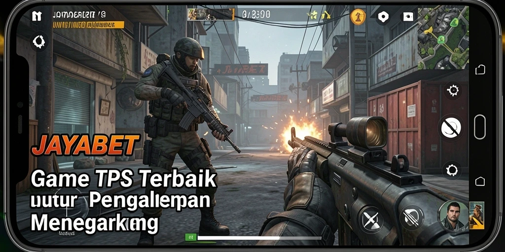 Tampilan gameplay JAYABET menampilkan aksi menyenangkan dalam TPS.