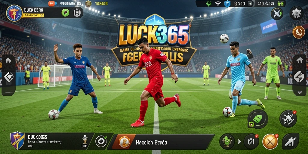 Tangkapan layar utama LUCK365 menampilkan aksi seru olahraga yang mendebarkan.