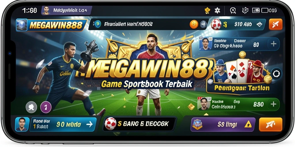 Tampilan antarmuka MEGAWIN888 yang menarik dan mudah dipahami.
