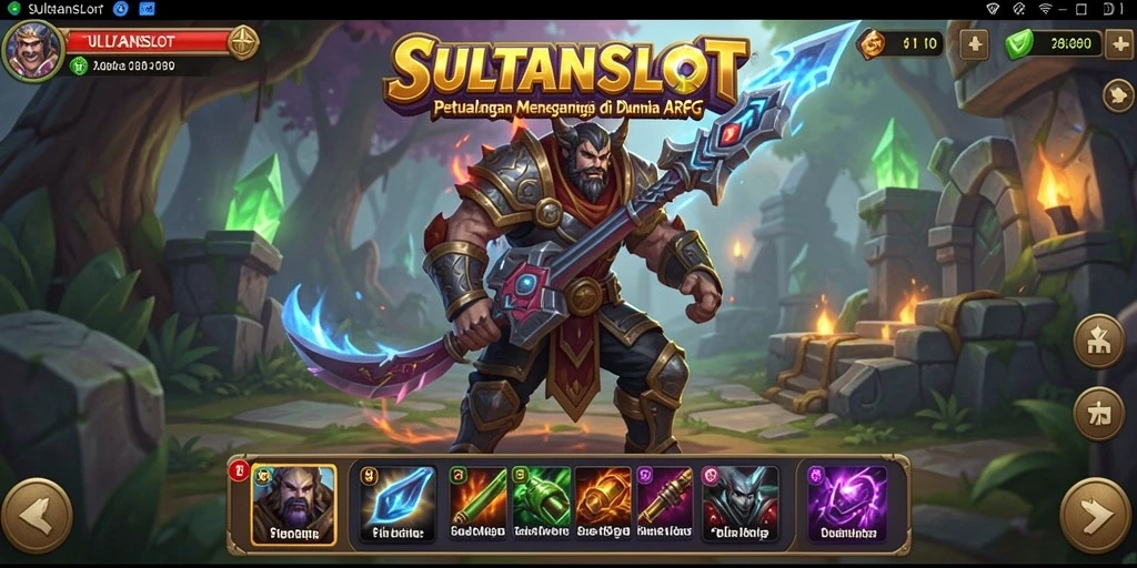 Screenshot gameplay SULTANSLOT yang menunjukkan aksi pertarungan seru.