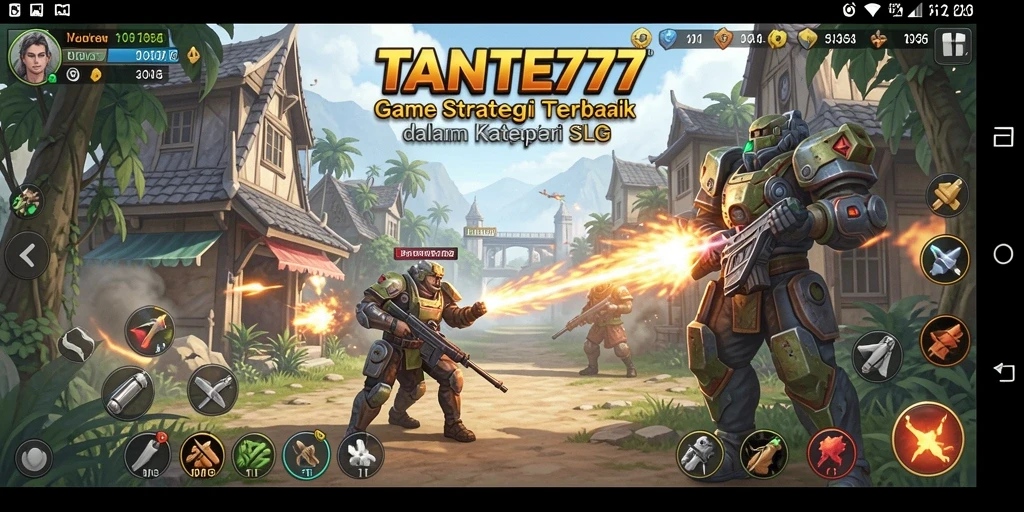 Tampilan menarik dari gameplay SLG TANTE777 yang penuh strategi.