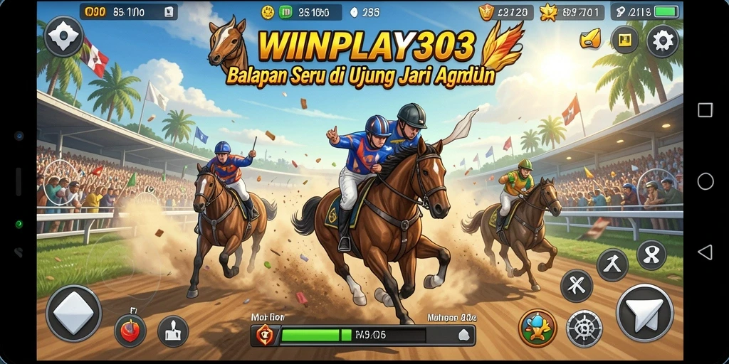 Screenshot dari gameplay WINPLAY303 yang menampilkan balapan seru dan penuh aksi.